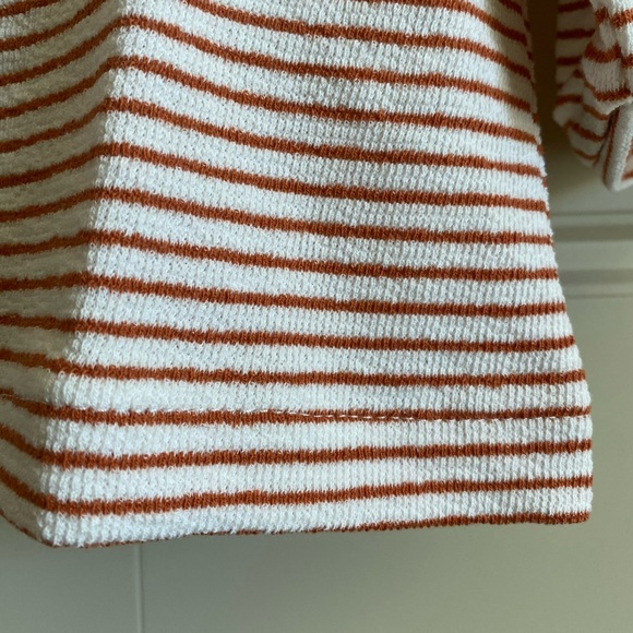 Madewell Wild Ginger Bubble Sleeve Sweatshirt - Picture 2 of 8